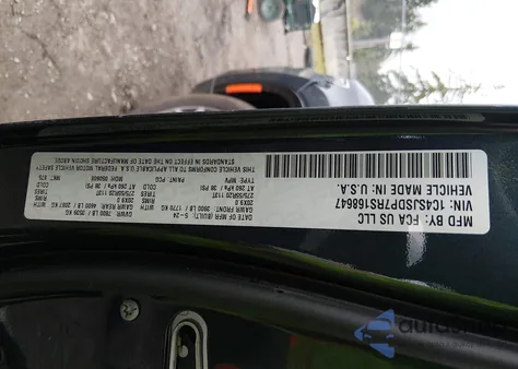 2024 Jeep Wagoneer L Series Iii 4X4 z USA, uszkodzony, nr VIN 1C4SJSDP7RS168647